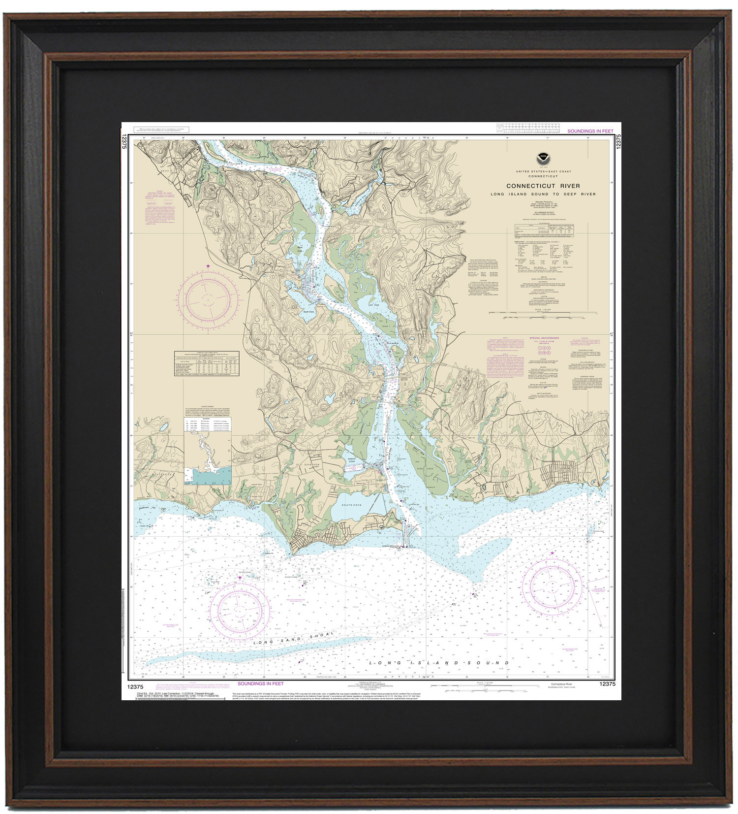 Longshore Tides Connecticut River; Long Island Sound To Deep River